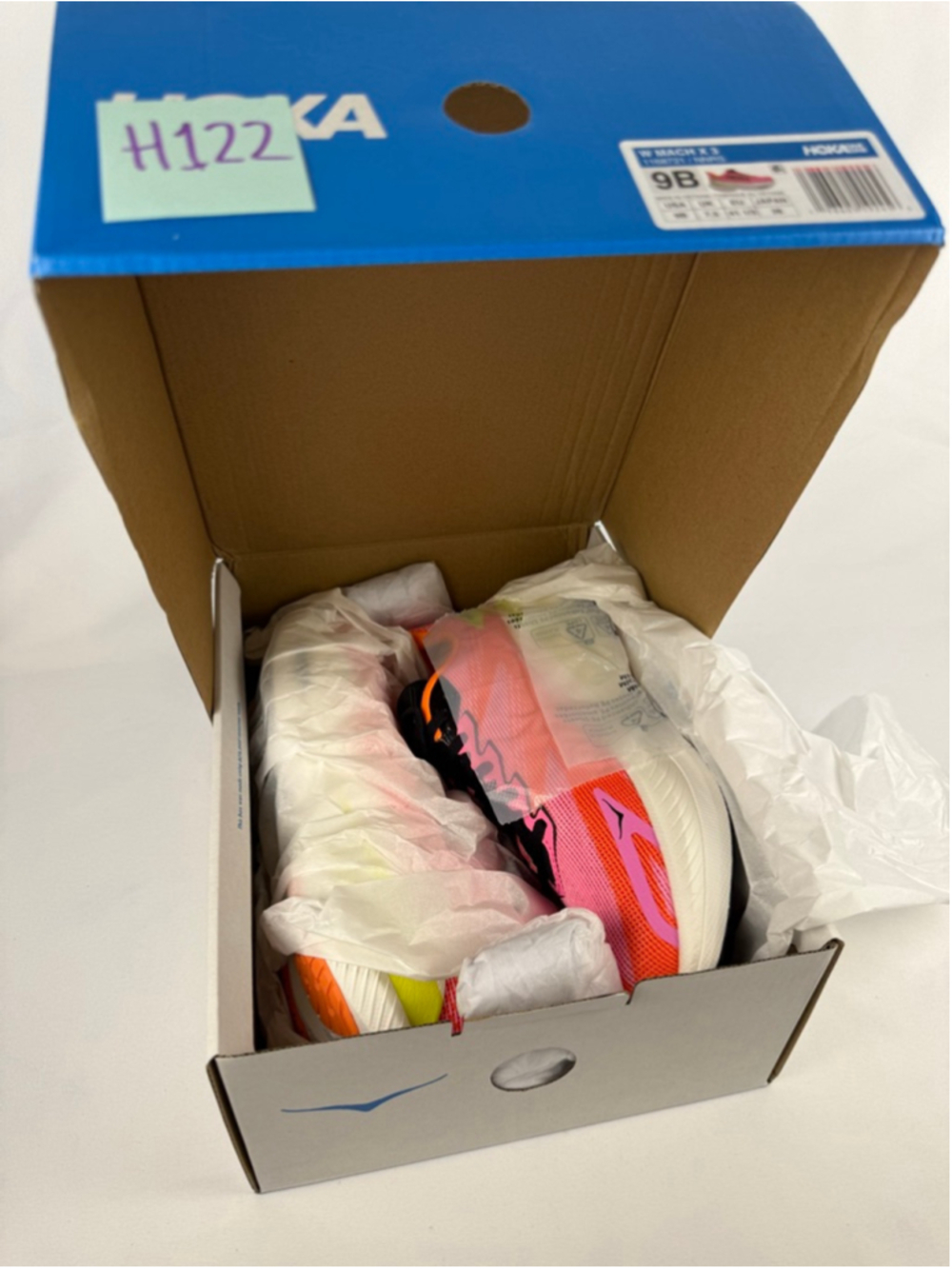 Women's Hoka Mach X 3 Athletic Shoes Pink Orange Size 9 - Picture 5 of 11